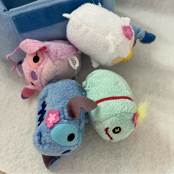 STITCH TSUM TSUM SET Disney Store Japan Angel Scrump Duckling - Picture 10 of 12